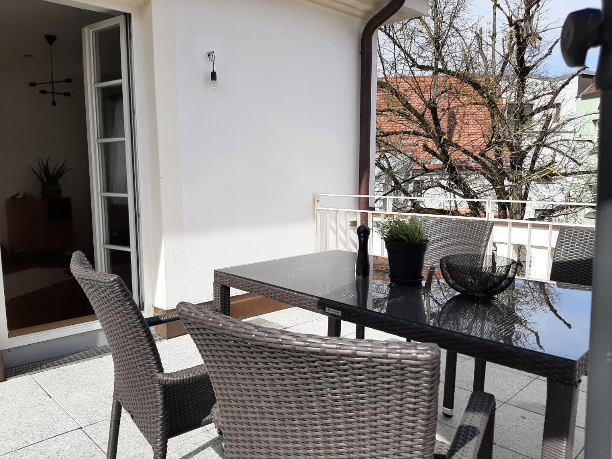 Apartment 4-6 Personen I 80Qm I Altstadt I Dachterasse I Parkplatz Straubing Ngoại thất bức ảnh